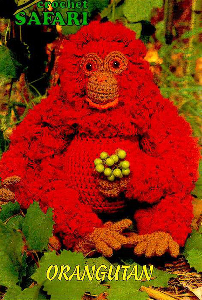 Crochet Safari Orangutan, monkey Crochet pattern.jpg