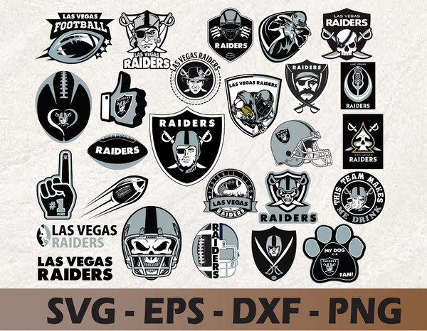 Las Vegas Raiders logo, bundle logo, NFL teams, Football Tea - Inspire  Uplift
