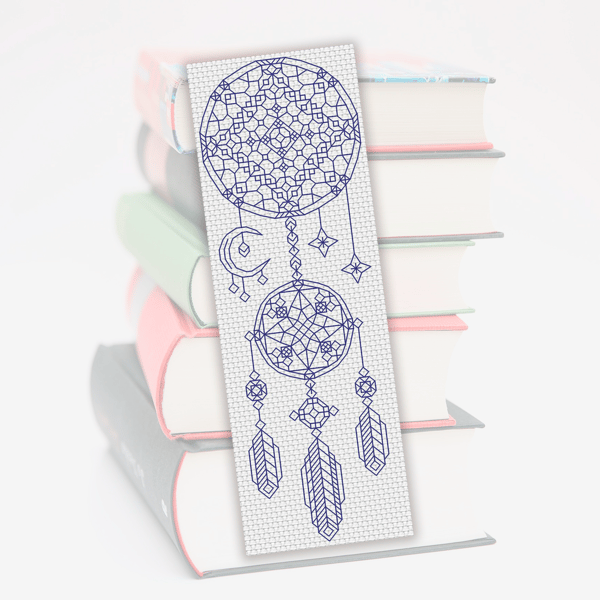 dreamcatcher bookmark cross stitch pattern
