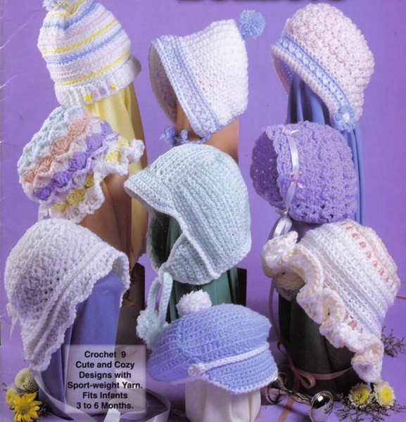 Crochet Caps, Hats and Bonnets pattern.jpg