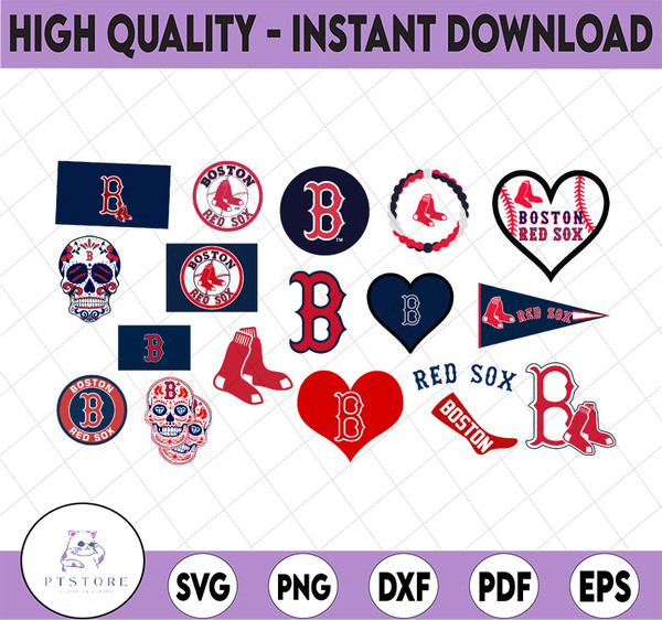 19 Files Boston Red Sox svg bundle, boston clipart ,red sox vector,boston  cricut, red sox svg ,Cut file , MLB svg, MLB s