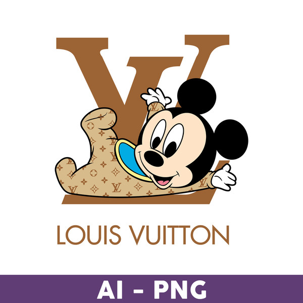 Baby Mickey Mouse Louis Vuitton Png, Mickey Png, Louis Vuitton Logo Fashion  Png, LV Logo Png, Fashion Logo Png -Download