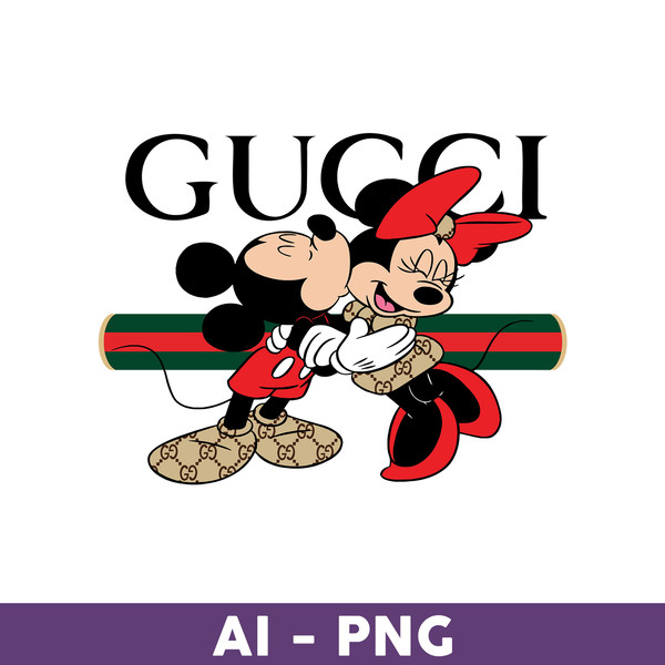 Baby Minnie Gucci Png, Gucci Logo Png, Minne Mosue Png, Disney Gucci Png,  Ai Digital File