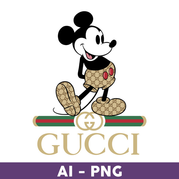 Gucci Mickey Mouse Png, Mickey Mouse Png, Disney Png, Gucci - Inspire ...