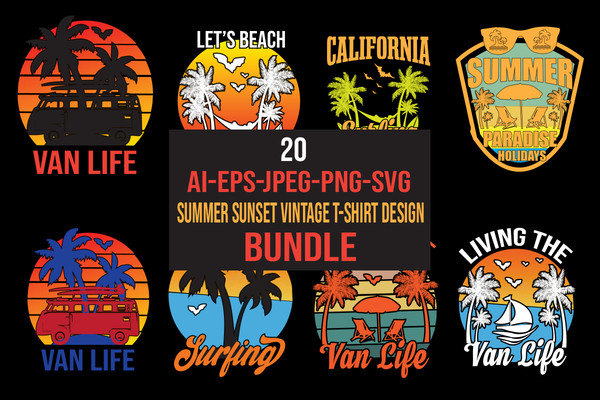 Summer-Sunset-Vintage-TShirt-Bundle-Bundles-15957028-1.png