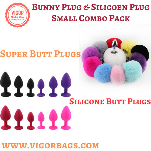 Bunny Plug & Silicoen Plug Small Size Combo Pack(US Customer - Inspire  Uplift
