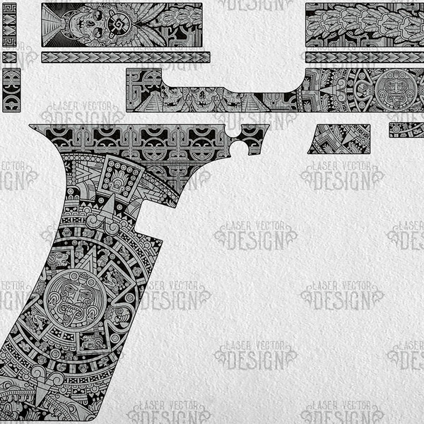 VECTOR DESIGN Glock17 gen4 Aztec calendar 2.jpg