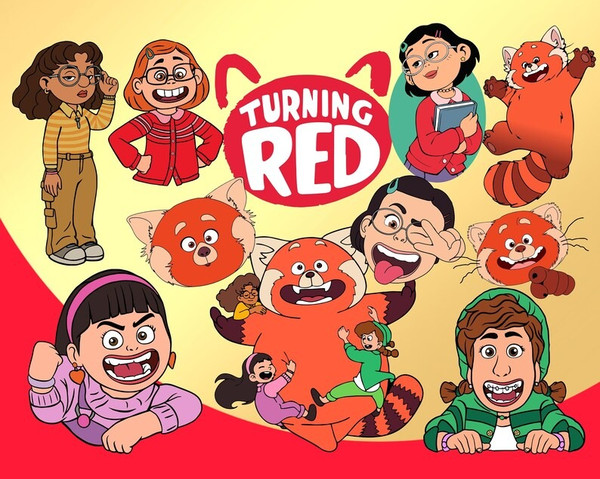 Turning Red Clip Art  Disney Character Art