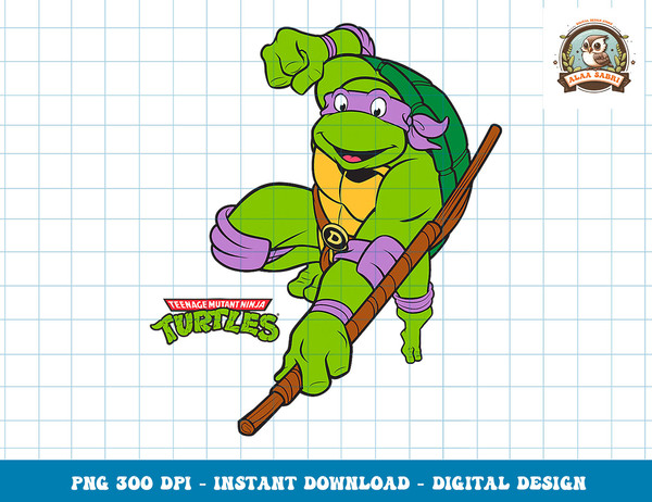 Donatello Ninja Turtle Free Vector - SuperAwesomeVectors