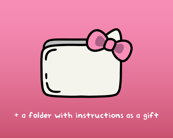 Cute Cat Desktop Folder Icon for Mac and Windows (Download Now) 