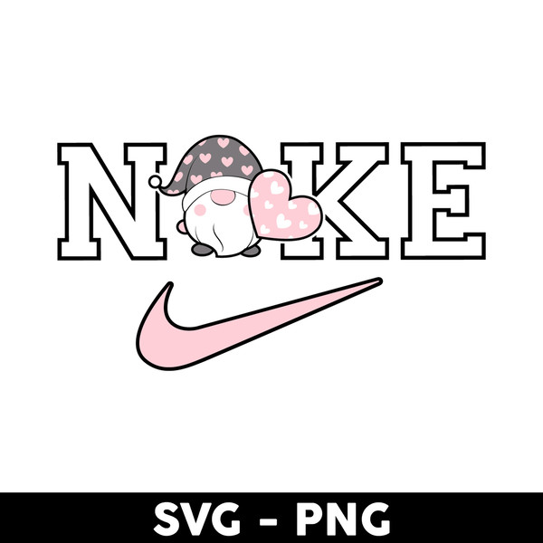 Valentines Swoosh SVG, Nike Valentine SVG, Heart Valentine SVG
