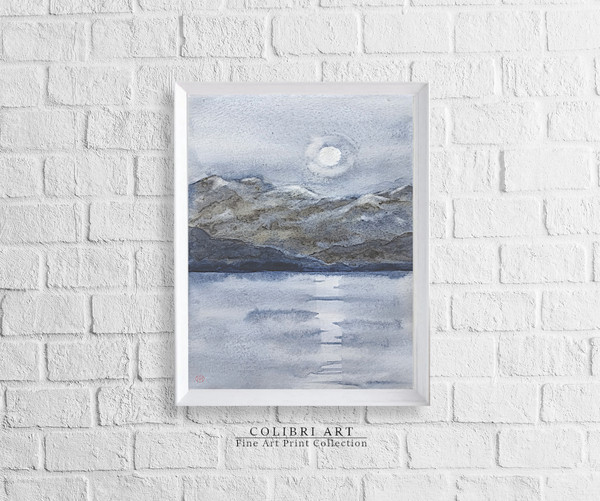 Mountain Lake Art Print Moon Landscape 7 N17.jpg