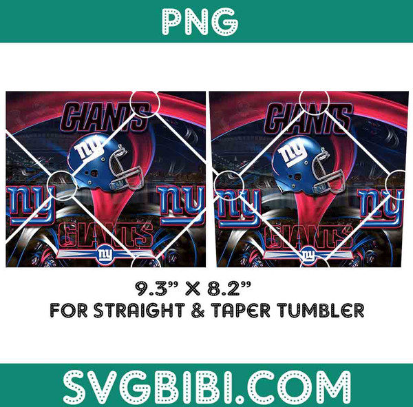 NY Giants Tumbler Wrap , 3D Nfl Tumbler Wrap, Nfl Mascot Tumbler 13 –  Bundlepng