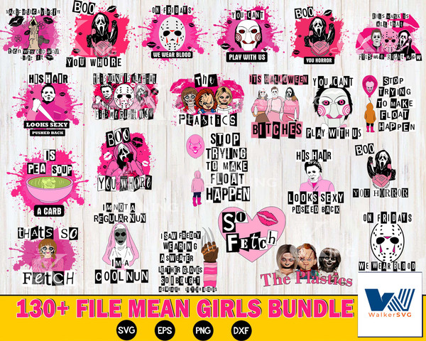 Mean Girls Inspired Confetti SVG Cuttable File For Cricut – Caluya Design
