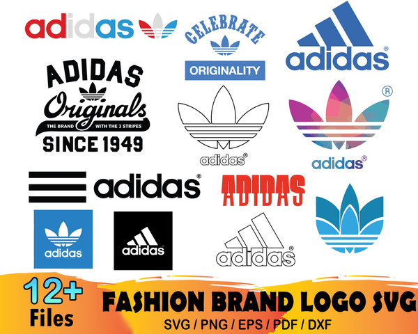 9 Adidas Bundle Svg, Logo Svg, Adidas - Inspire Uplift