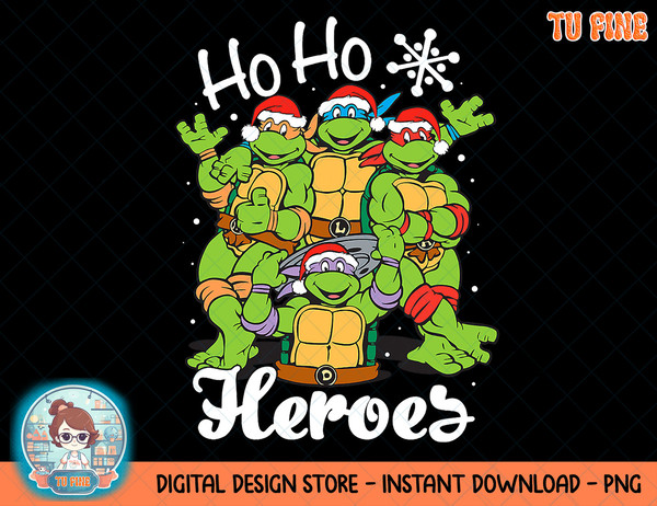 Teenage Mutant Ninja Turtles Christmas Ho Ho Heroes T-Shirt copy.jpg