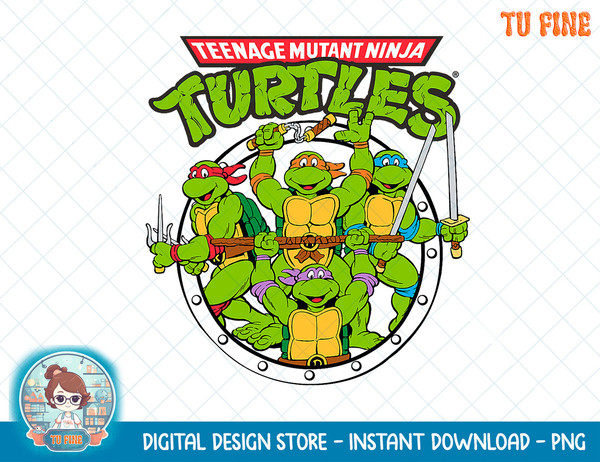 Teenage Mutant Ninja Turtles Group Action Stance T-Shirt copy.jpg