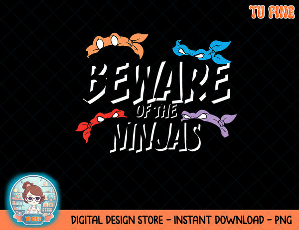 Teenage Mutant Ninja Turtles Group Beware of Ninjas T-Shirt copy.jpg