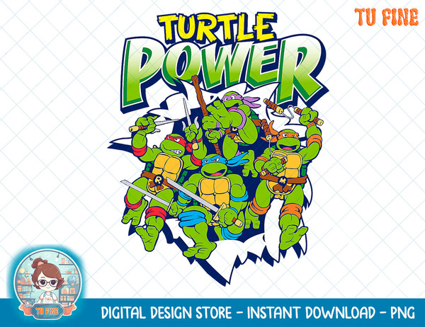Teenage Mutant Ninja Turtles Group Bursting Out T-Shirt copy.jpg
