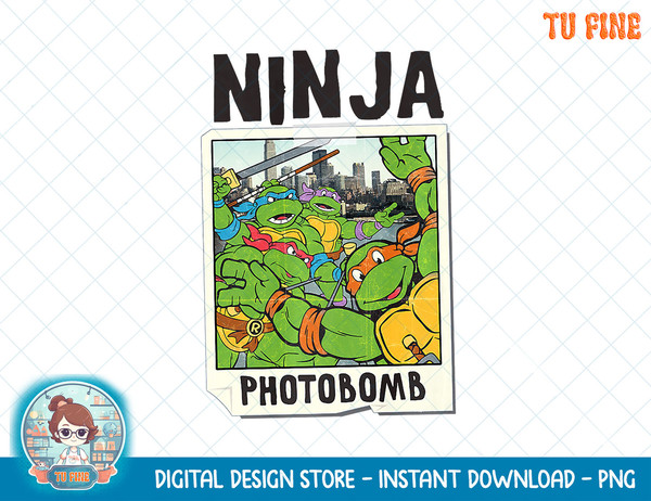 TMNT Ninja Photobomb NYC Premium T-Shirt copy.jpg