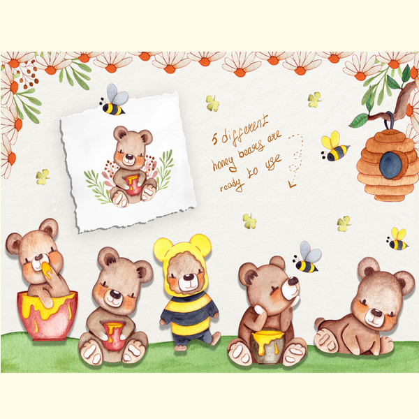 Honey Bears Watercolor Collection_ 0.jpg