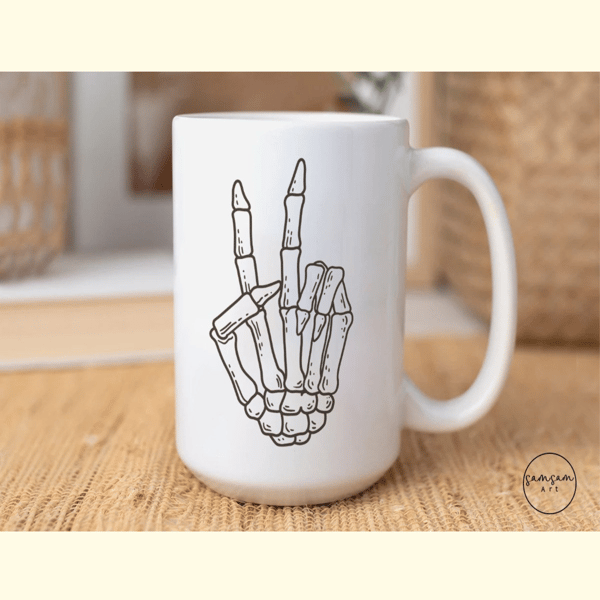 Peace Sign Skeleton Hand SVG_ 0.jpg