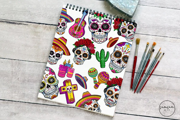 Sugar Skulls Day of the Dead Collection_ 1.jpeg
