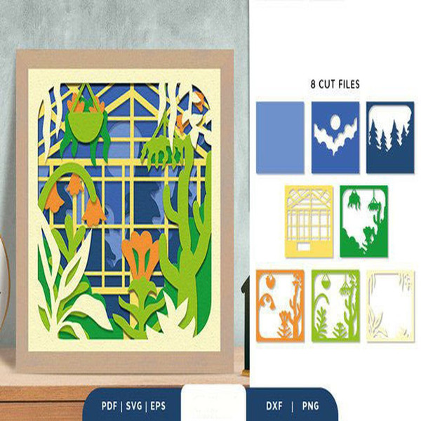 1080x1080 size Greenhouse-3D-Light-Box-Paper-Cut-3D-SVG-67986606-2-580x386.jpg