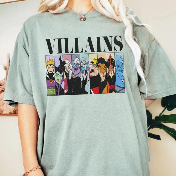 Retro Disney Shirt, Inspire Shirt Vintage Villains Uplift Funny 90s Villain -