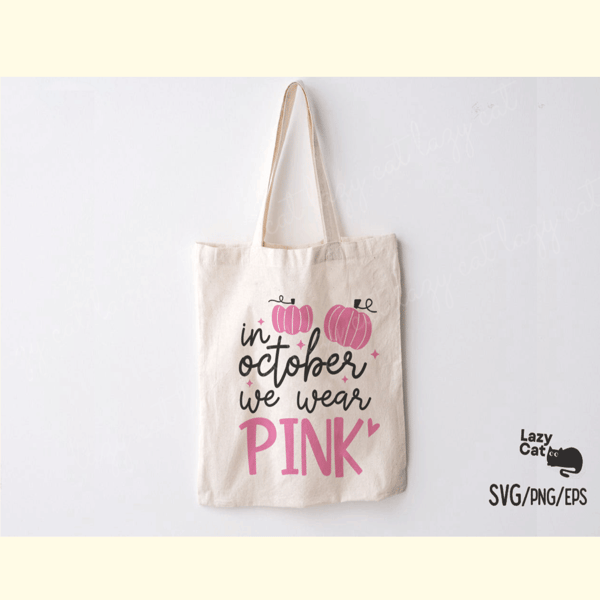 Breast Cancer SVG Design We Wear Pink_ 1.png