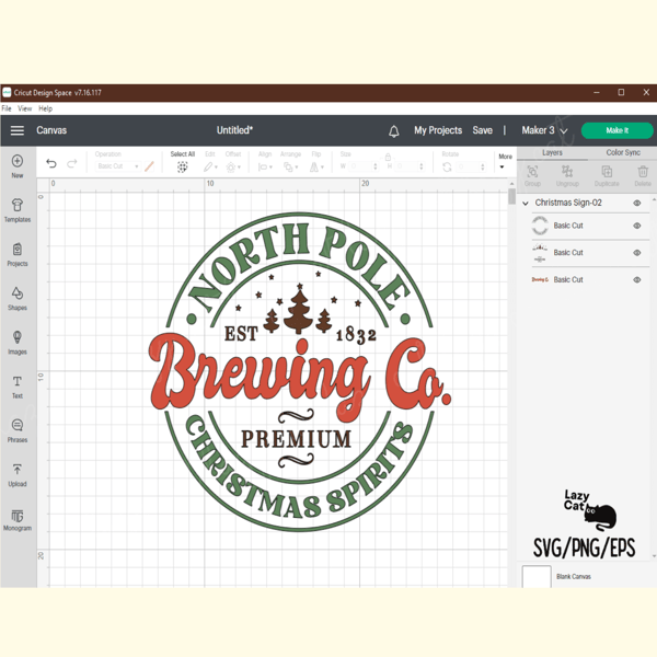 Brewing Co Christmas Sign SVG_ 4.png