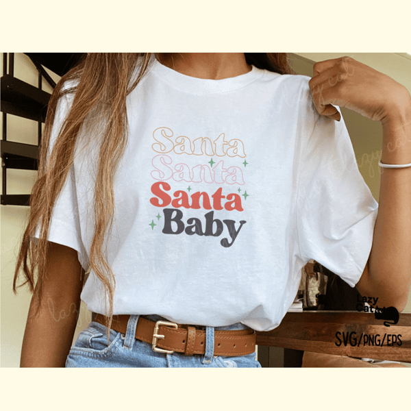 Cute Christmas Sayings SVG Santa Baby_ 0.png