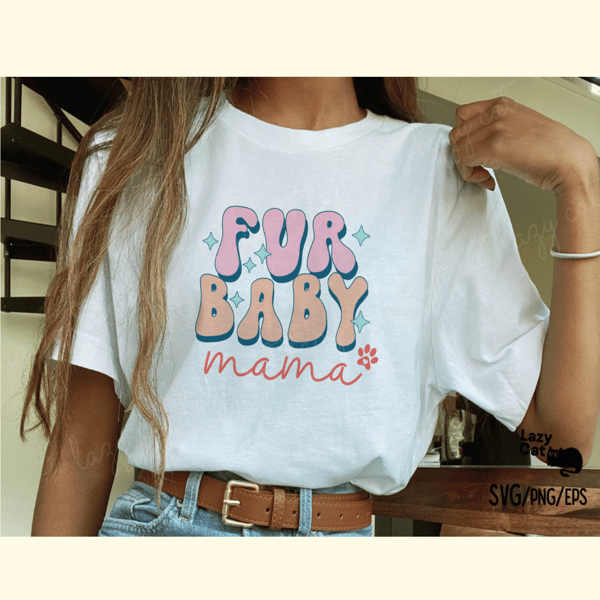 Fur Baby Mama , Dog Quote SVG PNG_ 0.png