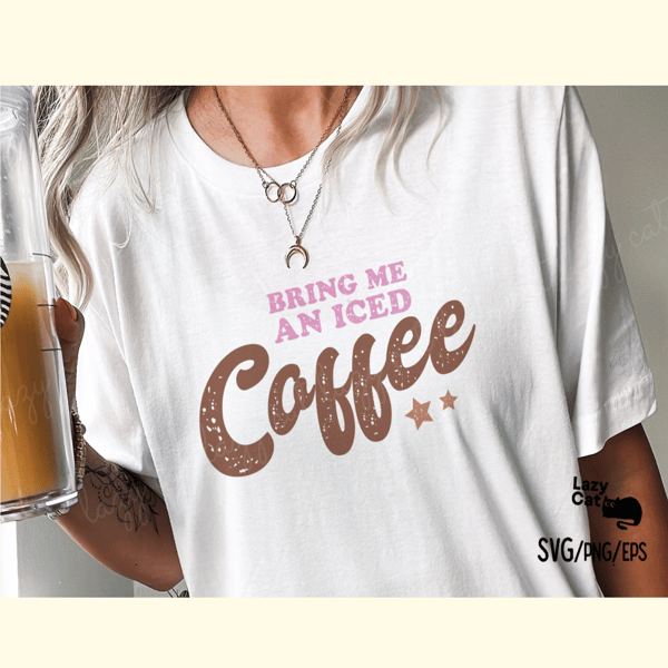 Iced Coffee Svg, Coffee Cup Svg, Coffee Sweatshirt, Iced Cof - Inspire  Uplift