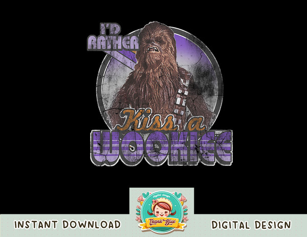 Star Wars Chewbacca Kiss A Wookiee Graphic T-Shirt copy.jpg