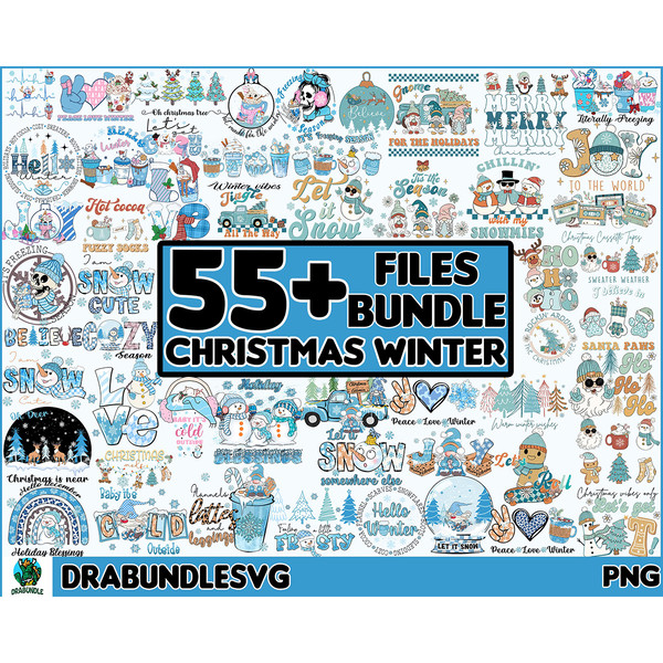 55 Retro Christmas Png, Christmas Groovy Png, Blue Christmas Png, Christmas Icons Png, Png For Shirt, Png File For Sublimation, Snowman Png File Digital Instant