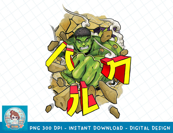 Marvel Avengers Hulk Kanji Punch Graphic T-Shirt T-Shirt copy.jpg