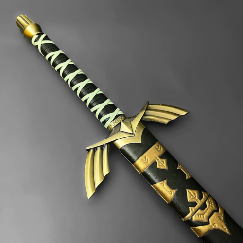 Legend of Zelda Master Sword Replica with Custom Hylian Scabbard