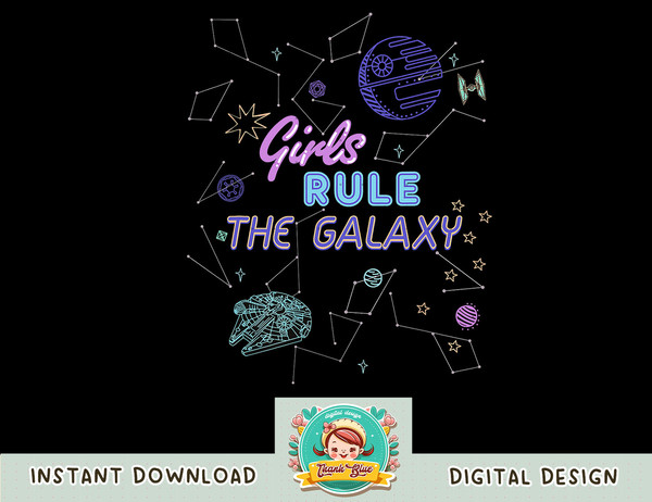 Star Wars Outer Space Girls Rule the Galaxy T-Shirt T-Shirt copy.jpg