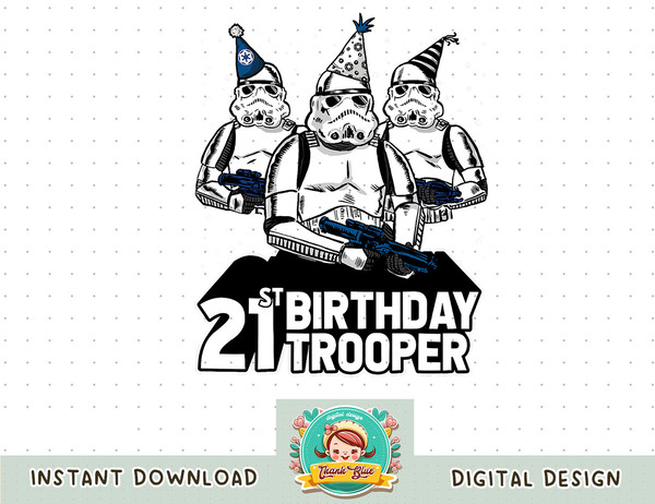 Star Wars Stormtrooper Party Hats Trio 21st Birthday Trooper T-Shirt copy.jpg