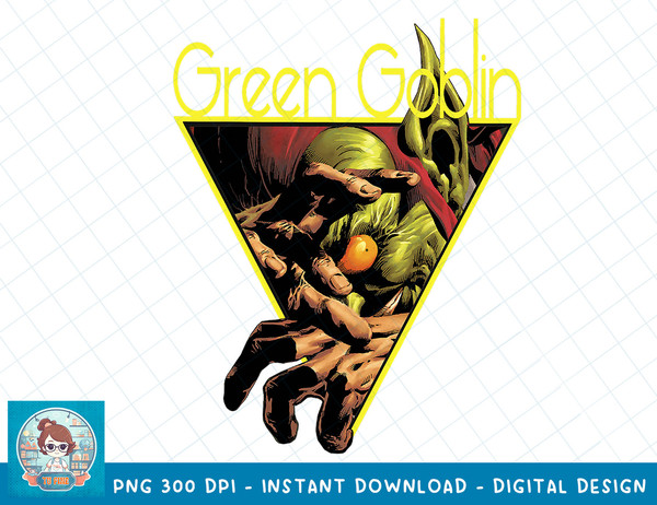 Marvel Green Goblin Triangle Portrait T-Shirt copy.jpg