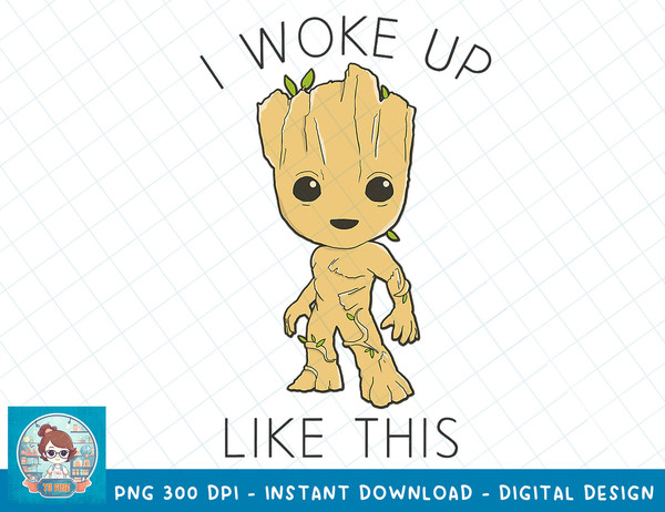Marvel Guardians Of The Galaxy Woke Up Like This Groot T-Shirt copy.jpg