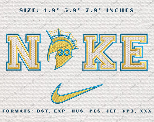 Nike Basketball Logo Embroidery Design