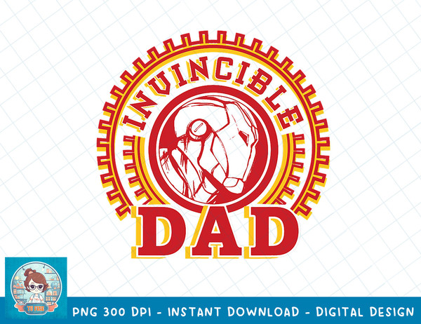 Marvel Iron Man Invincible Dad Father’s Day T-Shirt copy.jpg