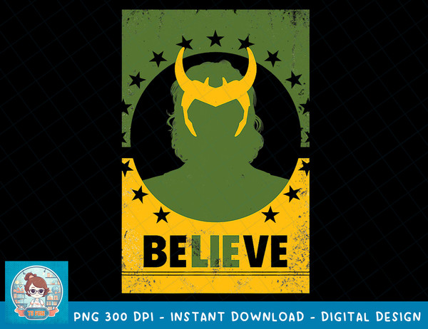 Marvel Loki BeLIEve Poster V1 T-Shirt copy.jpg