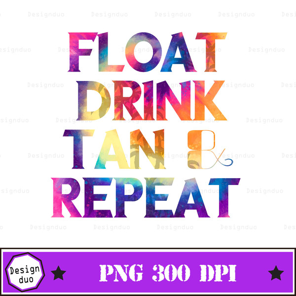 Float Drink Tan Repeat Tumbler