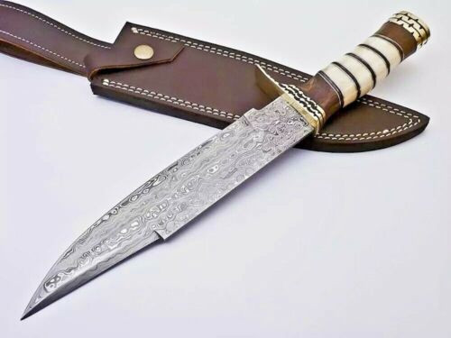 Handcrafted-Perfection Damascus-Steel- Bowie-Knife-for-the-Outdoorsman (3).jpg