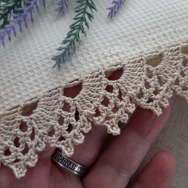 Crochet edging pattern, crochet border pattern beginner. Cro
