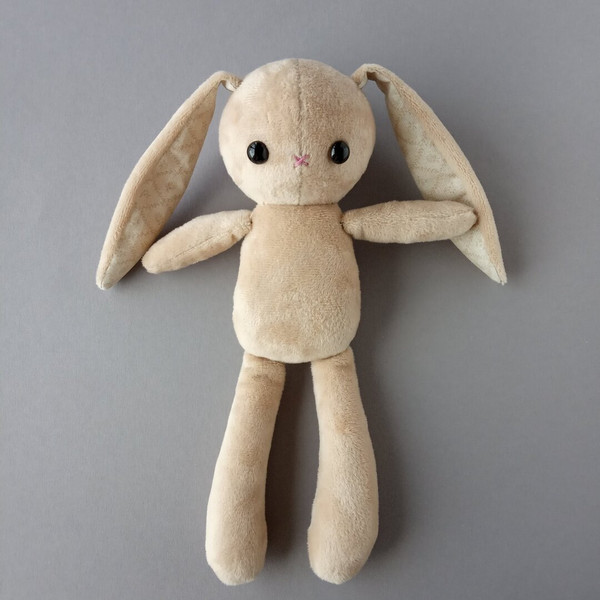Cute Plush Bunny Sewing Pattern PDF (In Two Sizes), Stuffed - Inspire ...