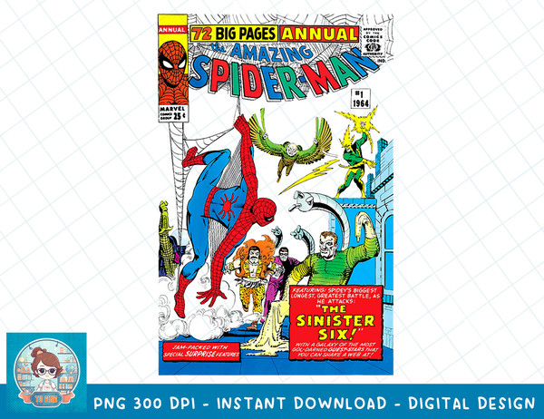 Marvel The Amazing Spider Man Retro Comic The Sinister Six T-Shirt copy.jpg